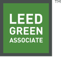 LEED Green Associate sustainable building certification logo by US Green Building Council